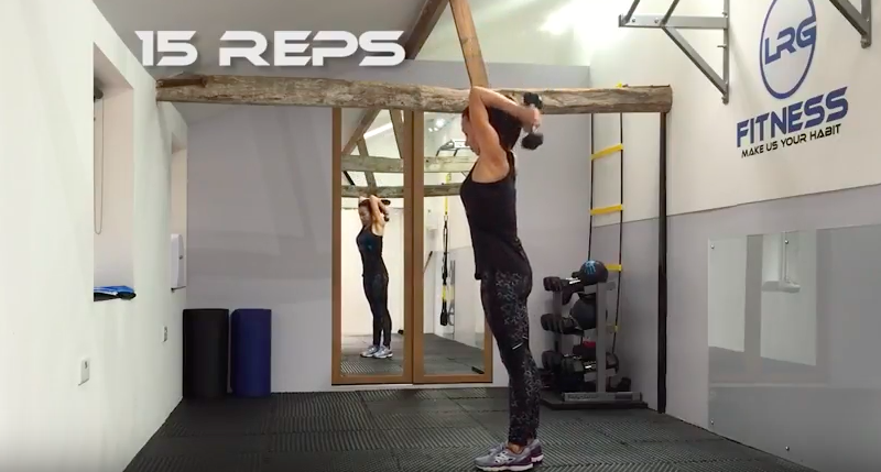 Try this tricep workout at home or the comfort of your own surroundings