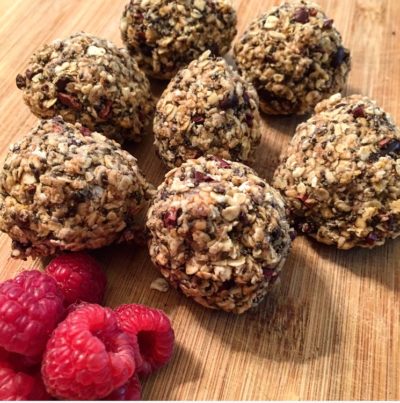 Try our energy balls a great pre-or post-workout snack or simply a healthier dessert.